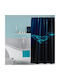 Tropik Home Κουρτίνα Μπάνιου Υφασμάτινη 180x200cm Phantom