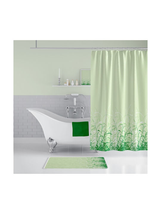 Tropik Home Κουρτίνα Μπάνιου Υφασμάτινη 180x200cm