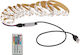 LED-Streifen USB 5V RGB Licht 3m Typ SMD5050 mit Netzteil & Fernbedienung