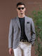 Men's Suit Jacket Slim Fit Gray