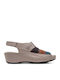 Anatomic Women's Leather Platform Shoes Gray