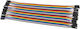 40 Τεμάχια Καλώδια Breadboard Θηλυκό Θηλυκό 20cm