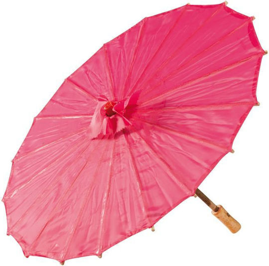 Umbrelă decorativă din material textil fuchsia 56cm 157.002.0053.24