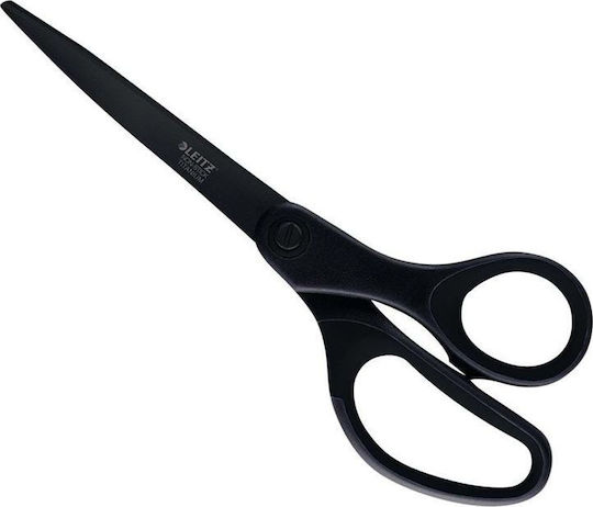 Leitz Scissors 20.5cm with Metallic Blade Black 1pcs