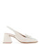 Pumps mit Riemchen Weiß