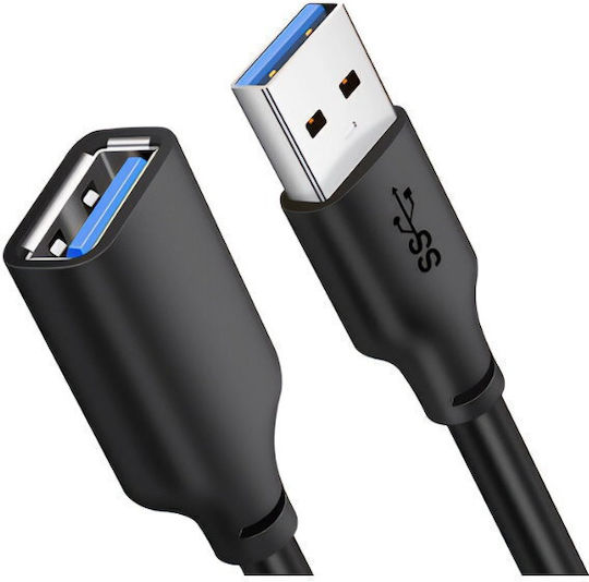 Cabletime 0.5m USB 3.0 Cable A-Male to A-Female (4400)