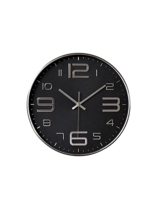 Koopman Wall Clock Black Ø30.5cm