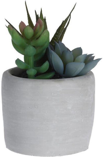Künstliche Aloe-Pflanze 11cm Keramiktopf Ø7xh6,5cm