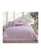 Nef-Nef Homeware Keylan Coverlet Queen Size Microfiber Mauve 230x240cm