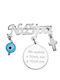 Ioannis Kosmima Child Safety Pin made of Silver with Cross