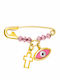 Ioannis Kosmima Child Safety Pin made of Gold 14K