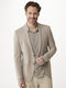Men's Suit Jacket Beige