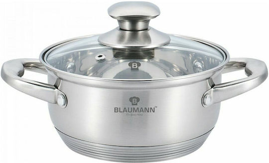 Blaumann Deep Stainless Steel Pot 20cm