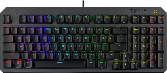 Asus TUF Gaming K3 Gen II Οπτικό Gaming Πληκτρολόγιο με RGB φωτισμό (Αγγλικό US)
