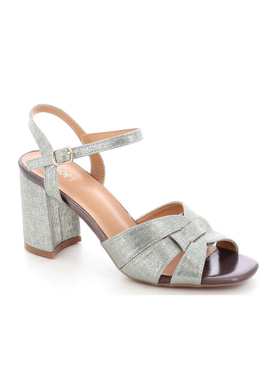 Sandalen Silber