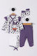 Babydom Newborn Clothing Set for Girl for 0-3 months 4pcs