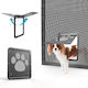 Door Dog & Cat made of Plastic in Gray Color 29 x 29 x 29cm
