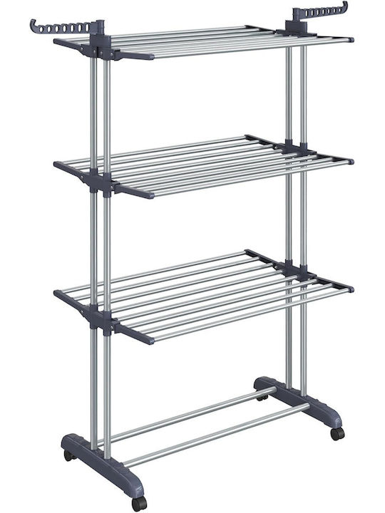 Songmics Πτυσσόμενη Απλώστρα Δαπέδου 63.5x128cm