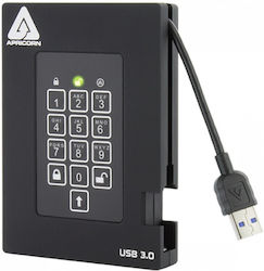 Apricorn Aegis Padlock Fortress USB 3.1 SSD 256GB 2.5"