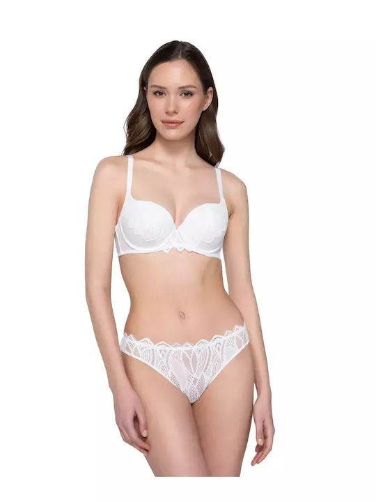 Luna Дамско Слип с дантела White