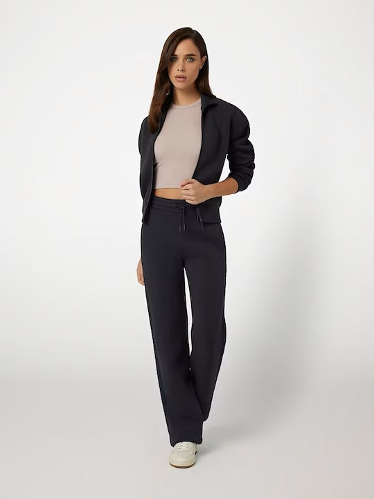 Women's Dark Blue Sweatpants Side Guess Jeans Logo
