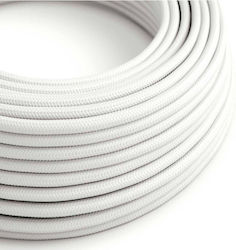 Καλώδιο Υφασμάτινο Λευκό Στρογγυλό 2x0,75 Creative Cables 150203 Cubalux 150203 Λευκό Καλώδιο Υφασμάτινο Λευκό Στρογγυλό 2x0,75 Creative Cables 150203 Cubalux 150203 Λευκό