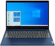 Lenovo IdeaPad 1 15AMN7 15.6" (Ryzen 3-7320U/4GB/128GB SSD/W11 S) Синя бездна (US Клавиатура)
