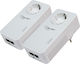 Allnet ALL1681205v2Double Powerline Dual Kit Wired and 2 Gigabit Ethernet Ports