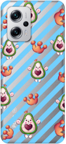 Xiaomi Poco X4 GT King Avocado Transparente Silikon TPU Hülle