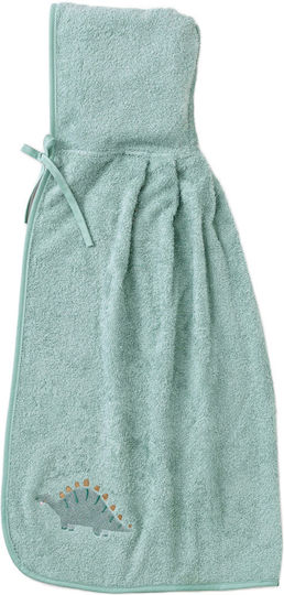 Borea Baby Hooded Towel Stompy Turquoise 75x75cm