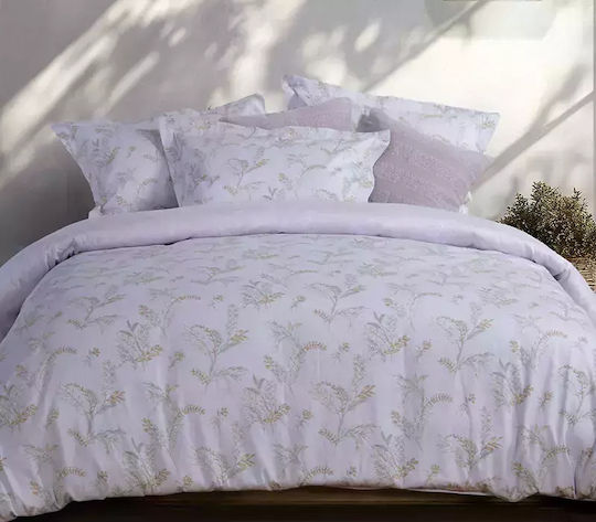 Nef-Nef Homeware Vendora Σετ Υπέρδιπλο 4τμχ 240x270εκ. Μωβ
