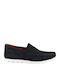 Leder Herren Mokassins in Blau Farbe