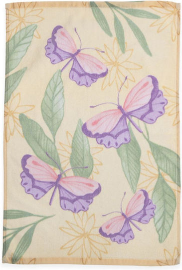 Nef-Nef Homeware Tea Towel from 100% Cotton in Yellow Color 40x60cm