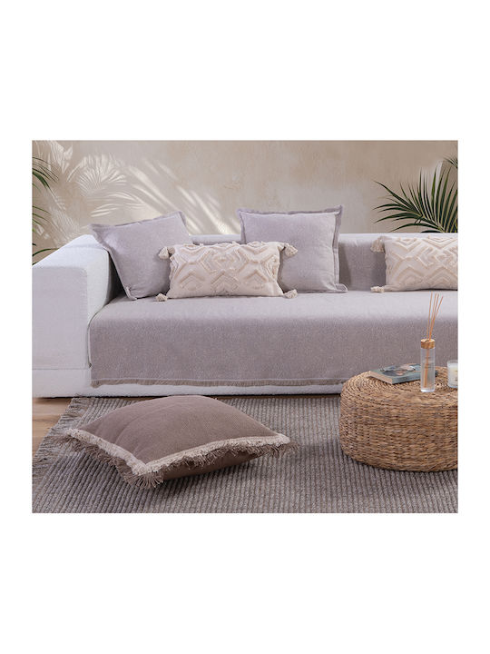 Nef-Nef Homeware Aronia Dreisitzer-Sofa Wurf Jacquard 170x300cm Beiges
