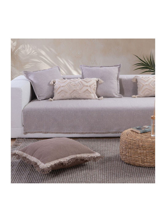 Nef-Nef Homeware Aronia Ριχτάρι Πολυθρόνας 170x180εκ. Μπεζ