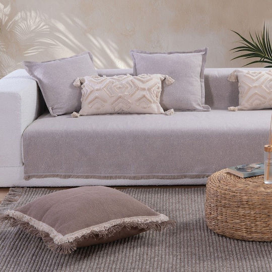 Nef-Nef Homeware Aronia Ριχτάρι Πολυθρόνας 170x180εκ. Μπεζ