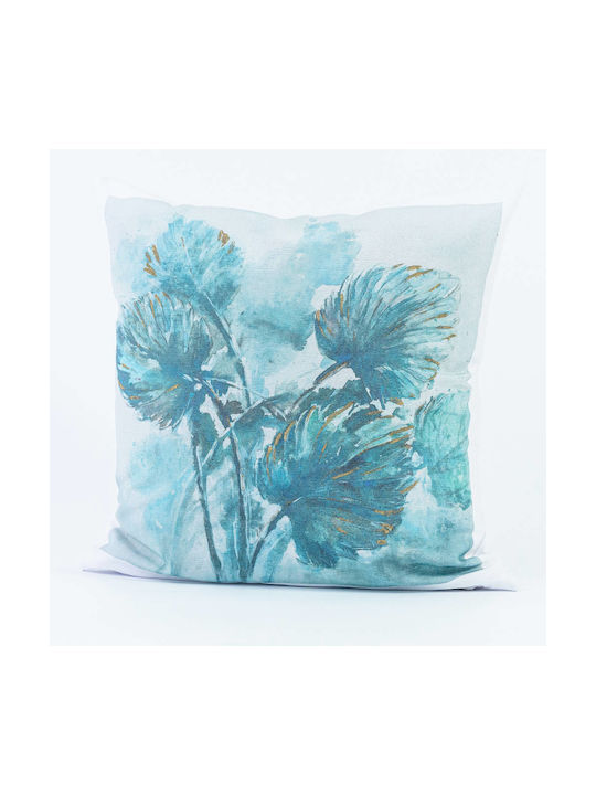 Borea Sofa Cushion Pattern 80 Percent Cotton White 45x45cm