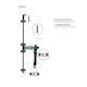 Black Galvanized Shutter Rod Zogometal 0080