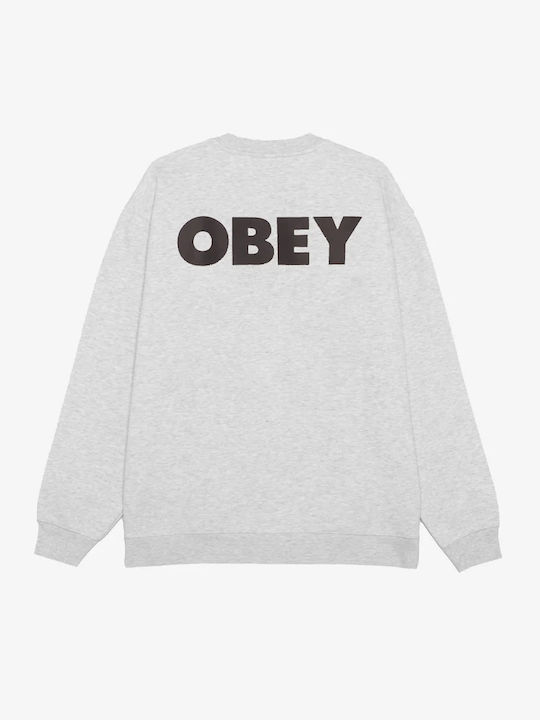 Obey Φούτερ Heather Grey