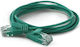 Wantec U/UTP Cat.6a (Gigabit) Καλώδιο Δικτύου Ethernet 1m Πράσινο