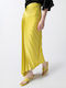 Ghiandaia Pleated Midi Skirt Green