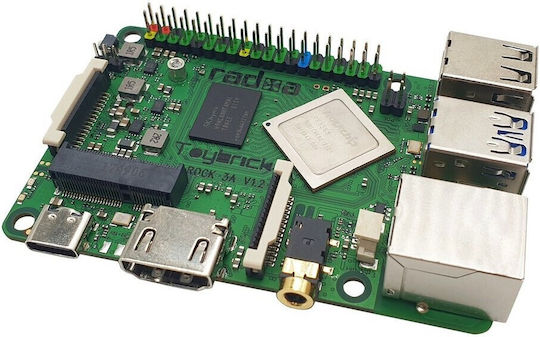 Microelectronică Allnet Radxa Rock 3a 2gb Rk3568 Quad-core Cortex-a55 Frecvență 2ghz Mali G52 2gb Lpddr4