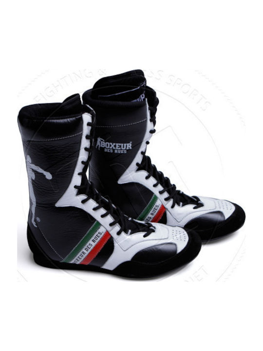 Boxeur Des Rues Pantofi de box Negri