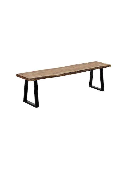 Miles Slim Bench Outdoor Wooden 160x40x45cm