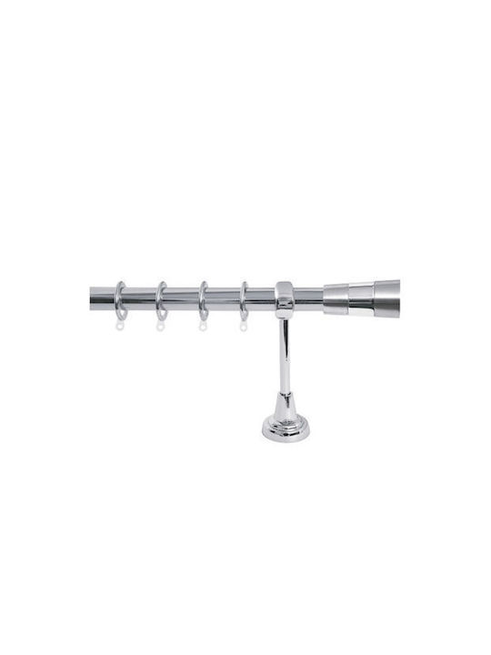 Metallvorhangstange Ø25 Serie G Nr.1 Nickel Mat...