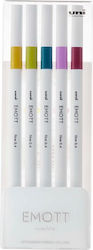 Uni-Ball Emott Kugelschreiber Ballpoint 5 Stücke