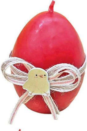 Свещ яйце кокошка 8см 1 брой Bunnys 932160