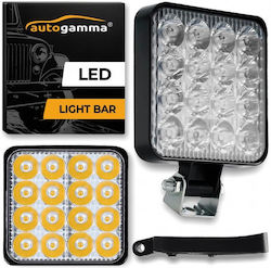 Προβολέας Εργασίας Τετράγωνος Mini Ft-16 Led 12-40 Volt 50w 7000lm 6000k Ledbar-001 1 Τεμάχιο