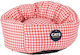 496427 Cat Bed Red H11x32x22cm