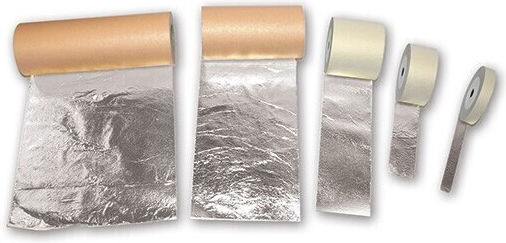 Borma Wachs Cdo66ar15 Imitation Gold-silver Roll Metal Leaf Gilding Roll Silver "2.5" 15.8cm*50m